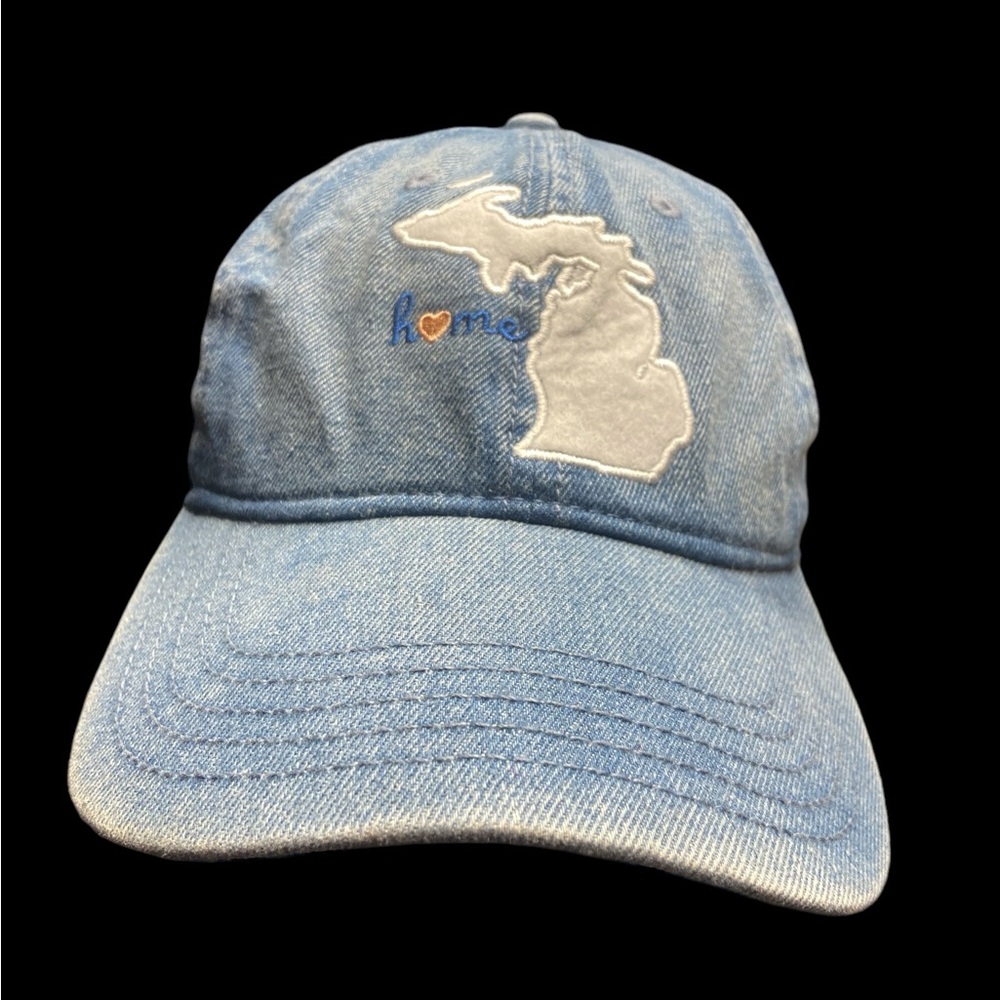 Women’s Denim Michigan Baseball Cap